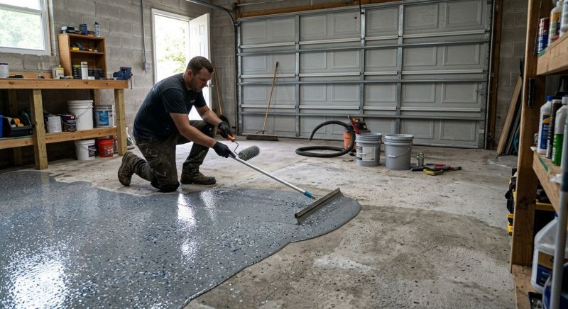 Garage Floor Resurfacing in Loudoun County, VA